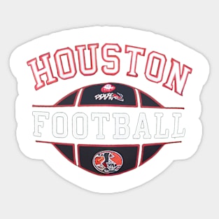 Houston Football Sticker